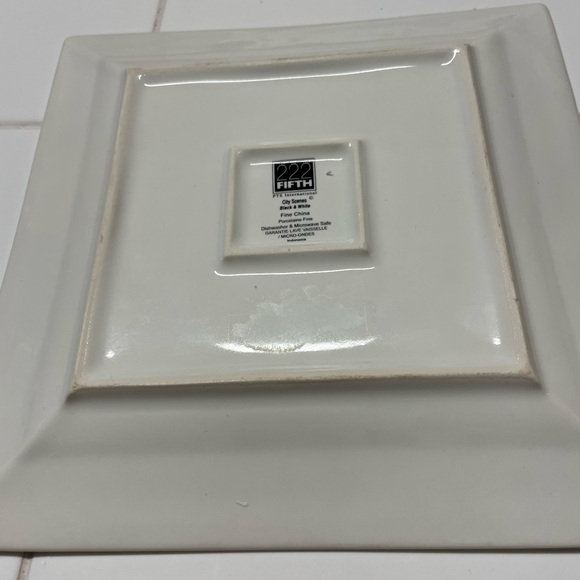 Parisian Sketch Square Plate - Picture 3 of 3